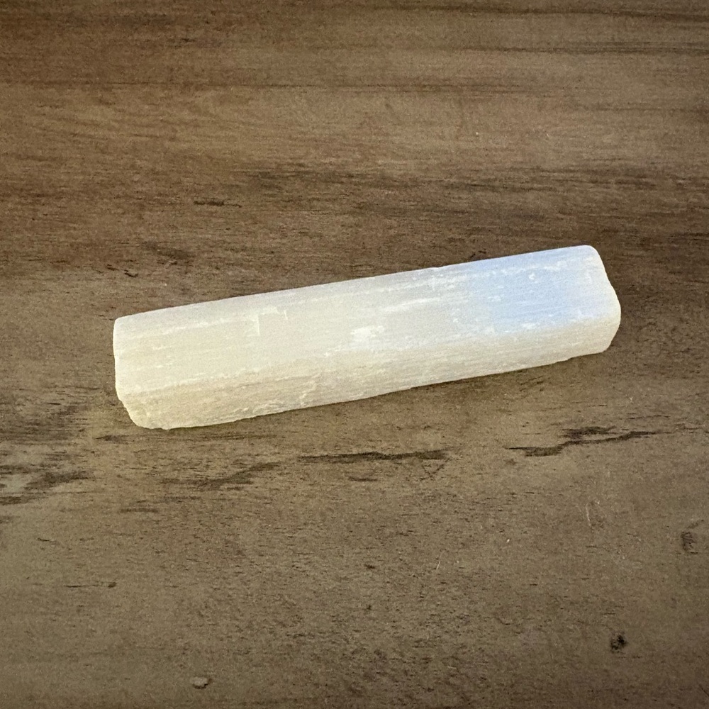 White Selenite Crystal Wand